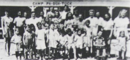 26 children afflicted with Polio at the first official session at Camp Pa-Qua-Tuck