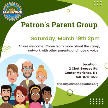ad for parent group starting on march 19th at 2pm